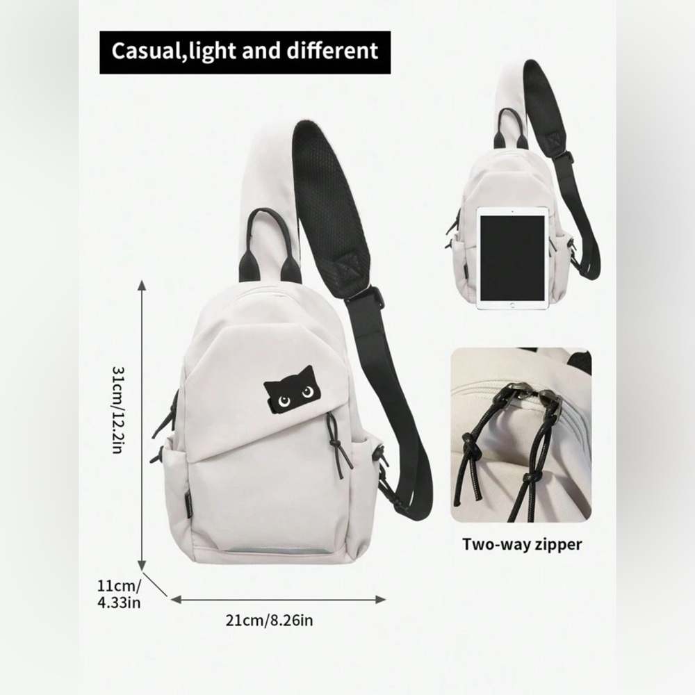 New Sling Bag, Backpack, Crossbody - Picture 4 of 6